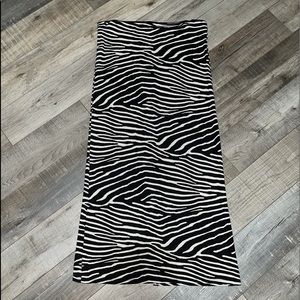 H&M Skirt Zebra 🦓 print Skirt